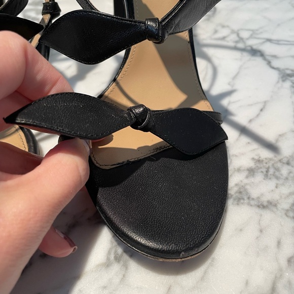 Chloe Mike Leather Bow Heels - 38.5 - Picture 8 of 9